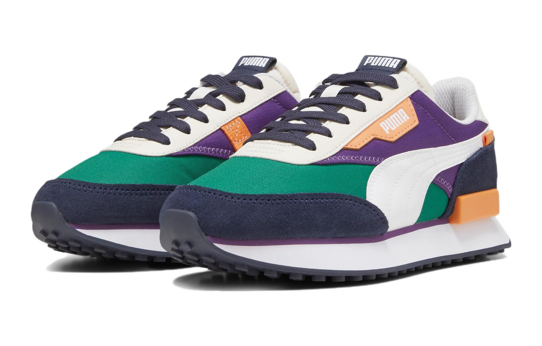 (GS) Puma Future Rider Play On Big Kid 'Archive Green Purple Pop' 圖 3