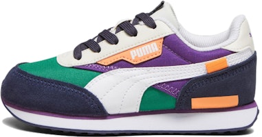 (Grade School) Puma Future Rider Play On Little Kid 'Archive Green Purple Pop' 372351-34 (Grade School) Puma Future Rider Play On Little Kid 'Archive Green Purple Pop' 372351-34