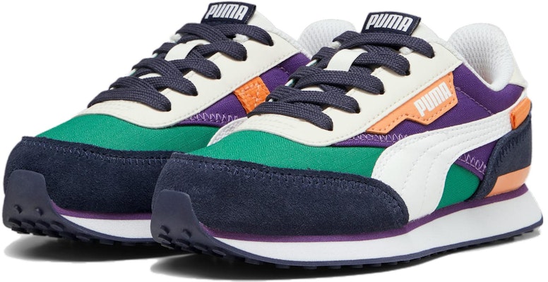 (Grade School) Puma Future Rider Play On Little Kid 'Archive Green Purple Pop' 372351-34 Shop (Grade School) Puma Future Rider Play On Little Kid 'Archive Green Purple Pop' 372351-34