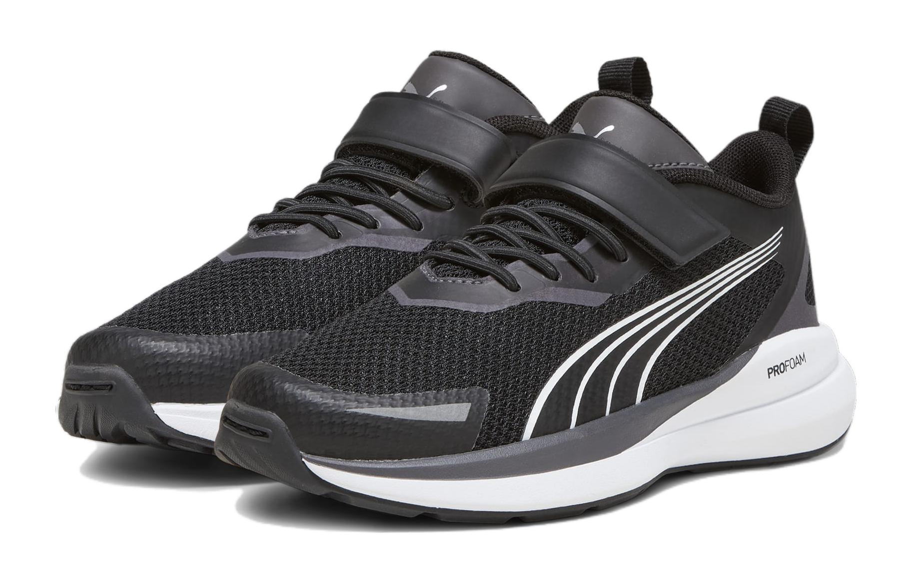 Lookbook (Grundschule) Puma Kruz Kinder ''Schwarz Silber'' 378879-02