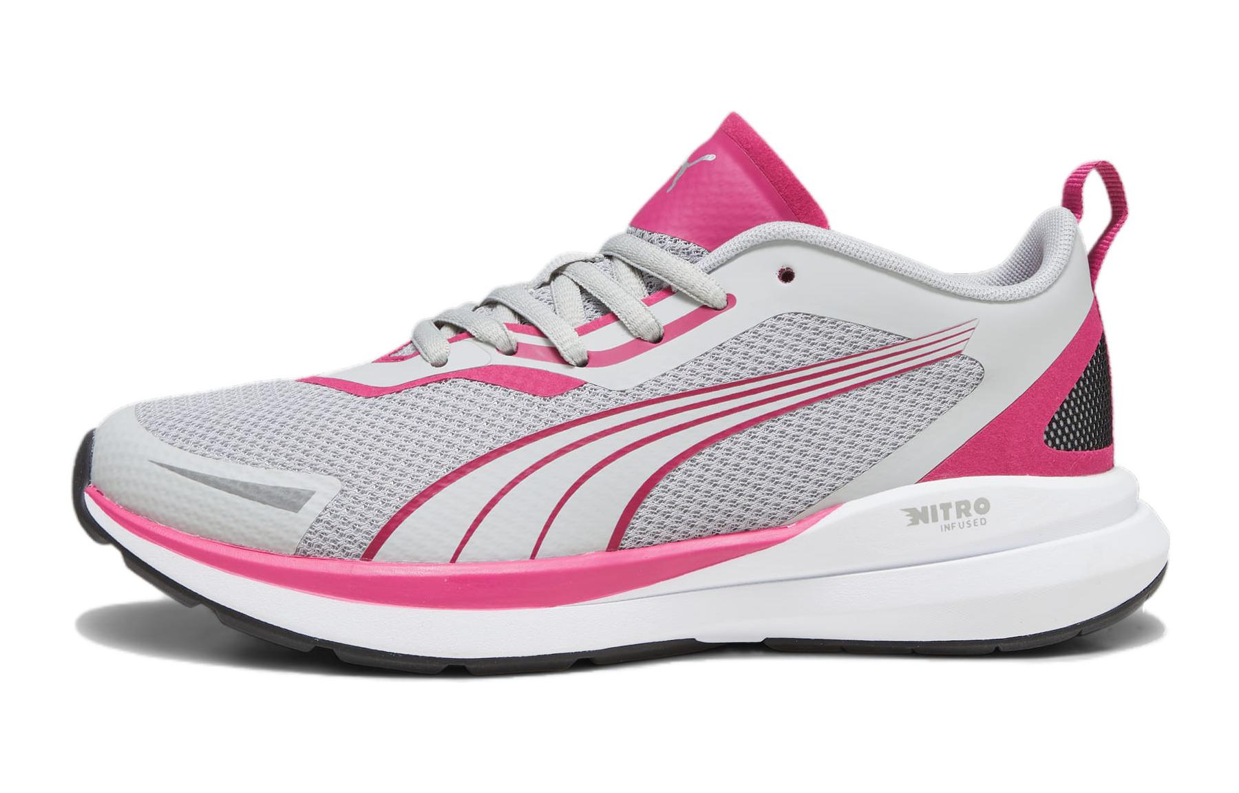 (Grade School) Puma Kruz Nitro Big Kid 'Ash Grey Pinktastic' 378878-03