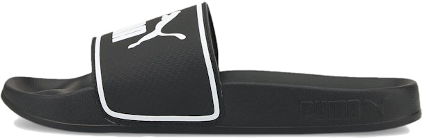 (Grade School) Puma Leadcat 2.0 Slide 'Black White' 384434-01 (Grade School) Puma Leadcat 2.0 Slide 'Black White' 384434-01