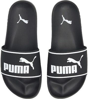 (Grade School) Puma Leadcat 2.0 Slide 'Black White' 384434-01 Shop (Grade School) Puma Leadcat 2.0 Slide 'Black White' 384434-01