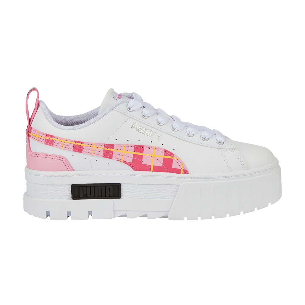 (Grade School) Puma Mayze '90s Prep AC 'White Prism Pink' 386085-01