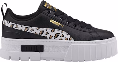 (Grade School) Puma Mayze 'Wild - Black Leopard' 385696-02 (Grade School) Puma Mayze 'Wild - Black Leopard' 385696-02