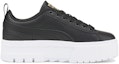Order (Kanak-Kanak) Puma Mayze Leather 'Hitam Emas Pasukan' 384527-02
