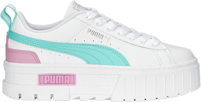 (Grade School) Puma Mayze Leather 'White Mint' 384527-14 (Grade School) Puma Mayze Leather 'White Mint' 384527-14