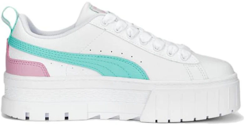 Puma Mayze Leather 'White Mint' (Sekolah Rendah) 384527-14 Order Puma Mayze Leather 'White Mint' (Sekolah Rendah) 384527-14
