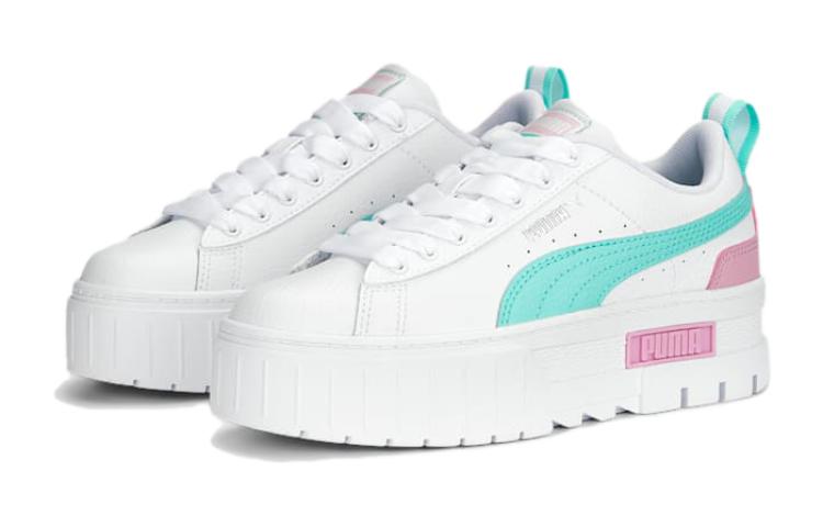 Lookbook Puma Mayze Leather 'White Mint' (Sekolah Rendah) 384527-14