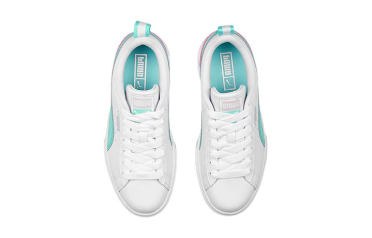 Shop Puma Mayze Leather 'White Mint' (Sekolah Rendah) 384527-14
