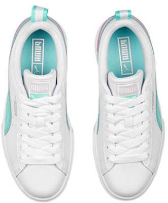 (Grade School) Puma Mayze Leather 'White Mint' 384527-14 Shop (Grade School) Puma Mayze Leather 'White Mint' 384527-14