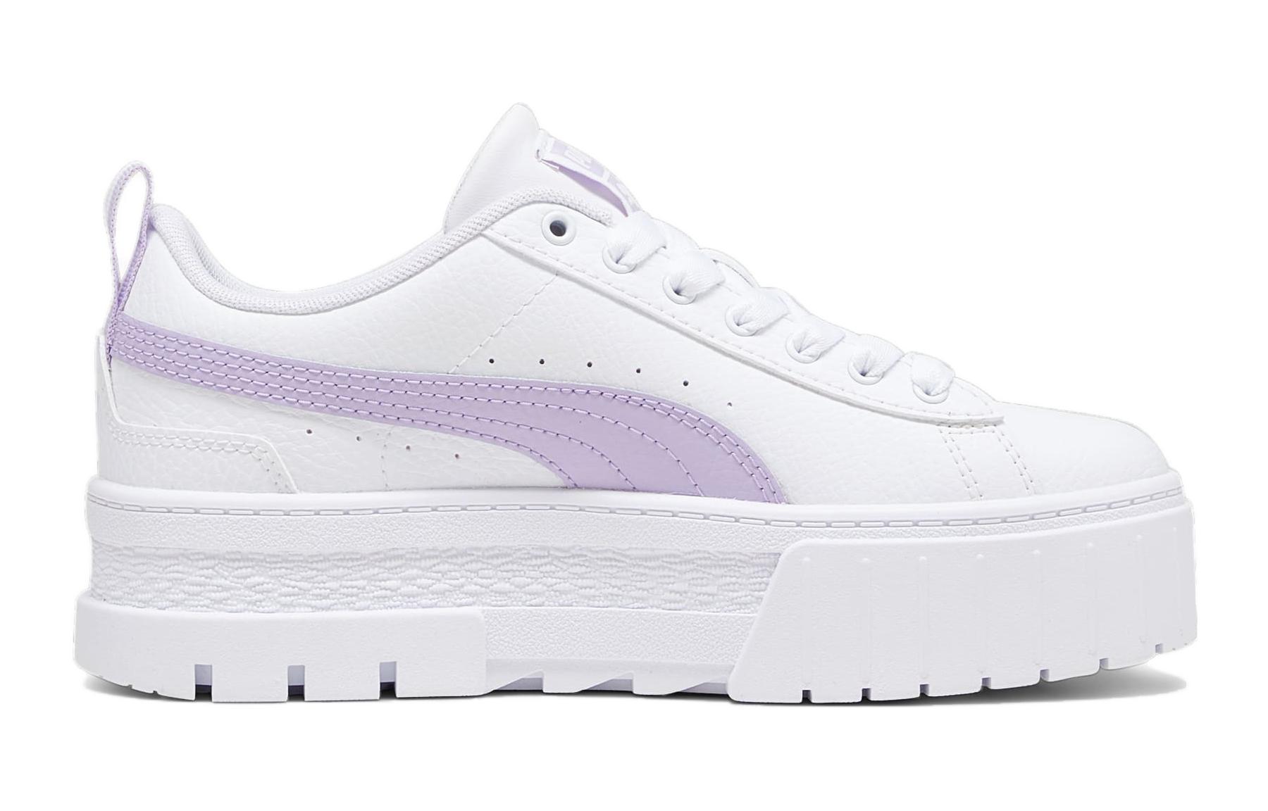Order (Primaria) Puma Mayze Cuero Niños 'Blanco Violeta Vivo' 384527-22