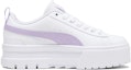 Order (Kanak-kanak Sekolah) Puma Mayze Kulit Big Kid 'Putih Ungu Terang' 384527-22