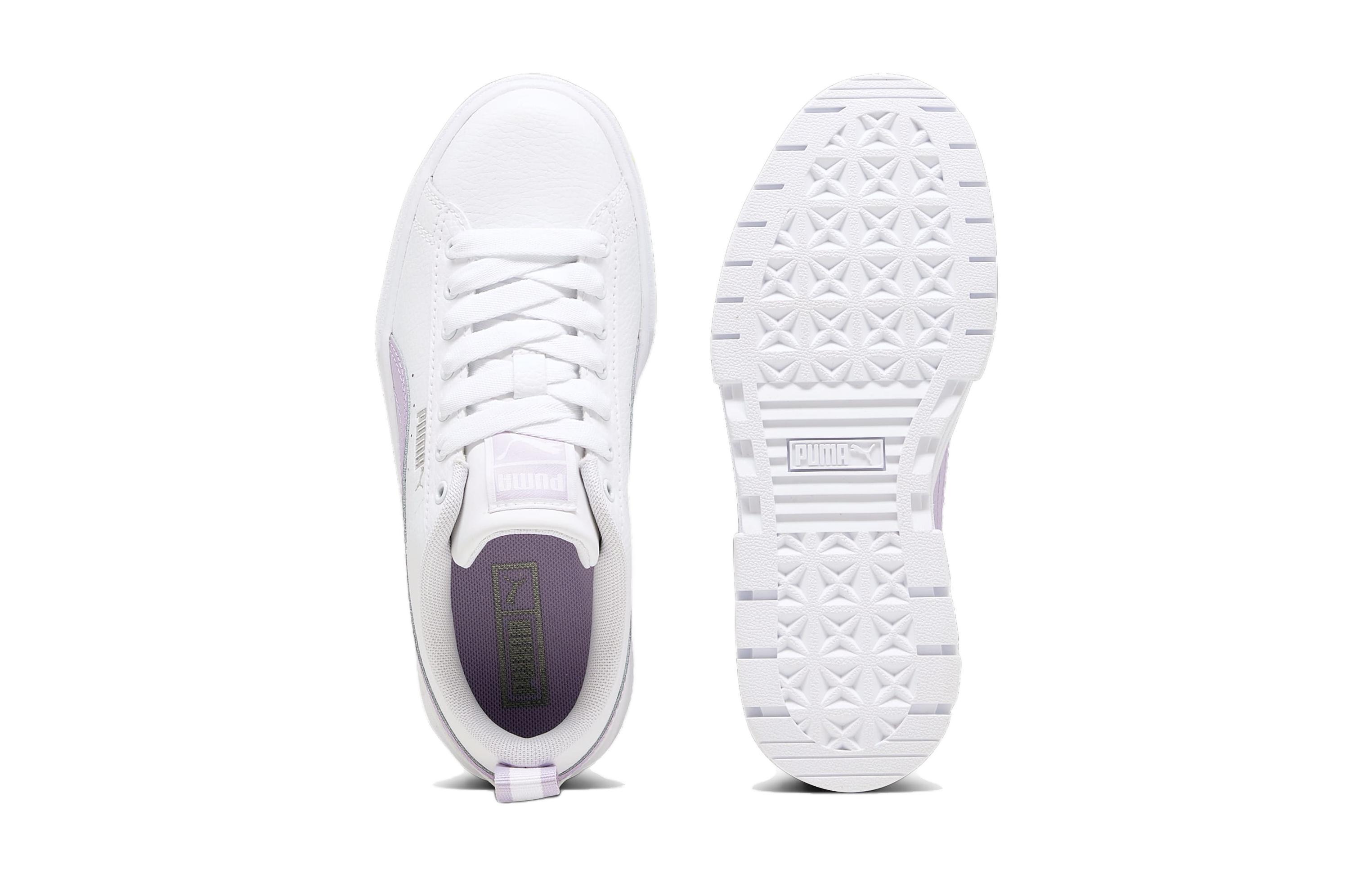Shop (Primaria) Puma Mayze Cuero Niños 'Blanco Violeta Vivo' 384527-22