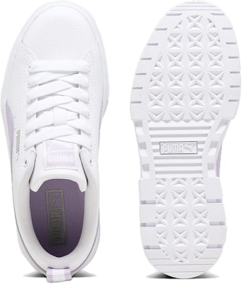 (Grade School) Puma Mayze Leather Big Kid 'White Vivid Violet' 384527-22 Shop (Grade School) Puma Mayze Leather Big Kid 'White Vivid Violet' 384527-22