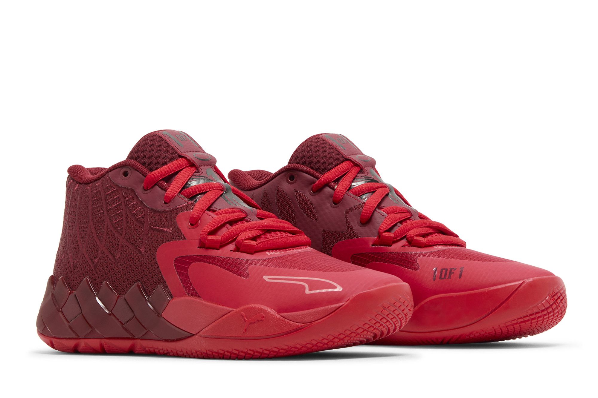 Cheap 學齡版Puma MB.01 Jr '隊伍顏色 - 強烈紅色' 309774-02