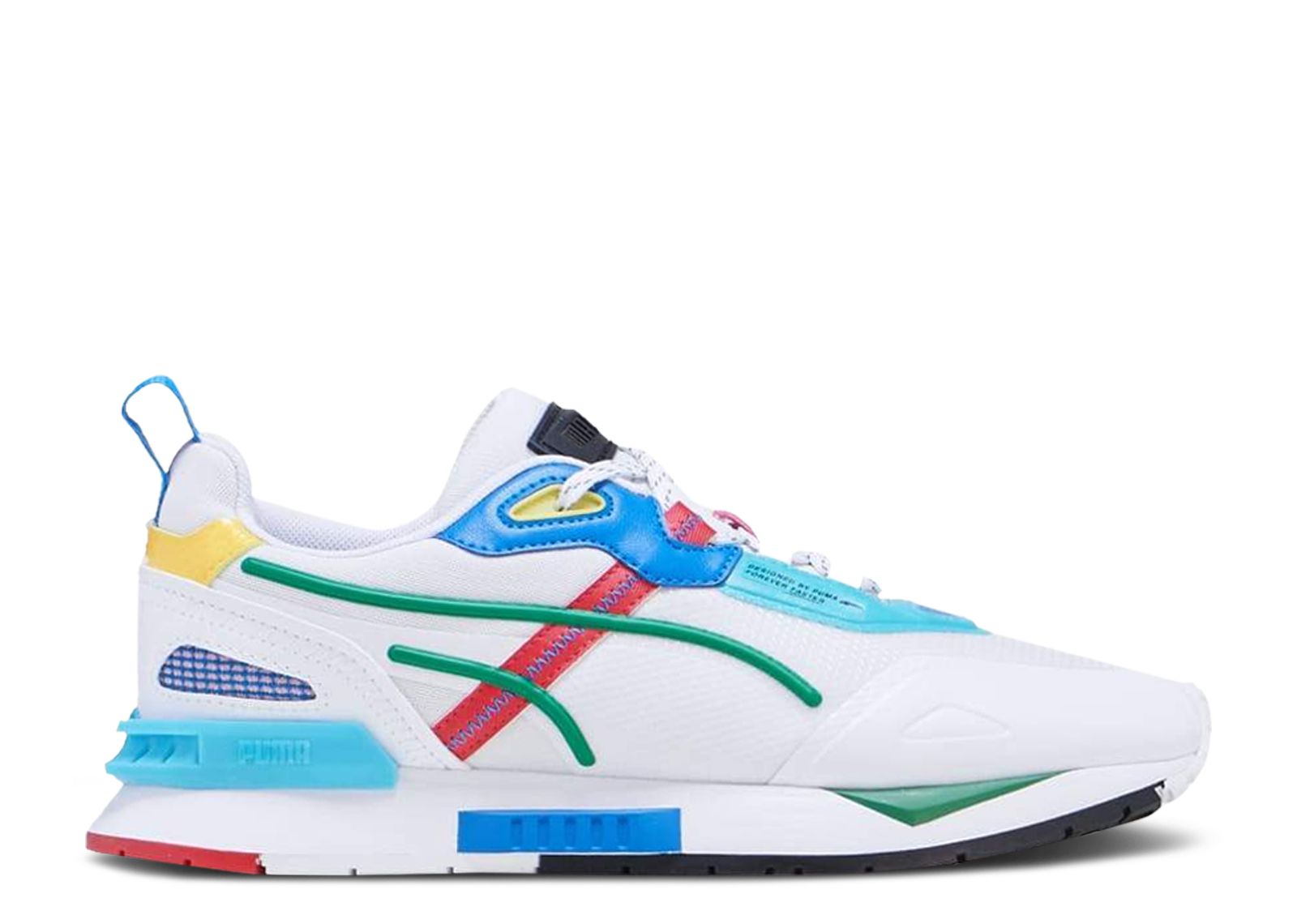(Grade School) Puma Mirage Tech Game 'White Multi' 382172-01