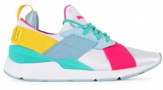 (Sekolah Dasar) Puma Muse 'Putih Teal Merah Muda' 367645-04 Order (Sekolah Dasar) Puma Muse 'Putih Teal Merah Muda' 367645-04