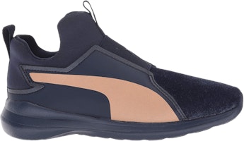 (Grade School) Puma Rebel Mid Athluxe 'Peacoat Dusty Coral' 366796-02 (Grade School) Puma Rebel Mid Athluxe 'Peacoat Dusty Coral' 366796-02