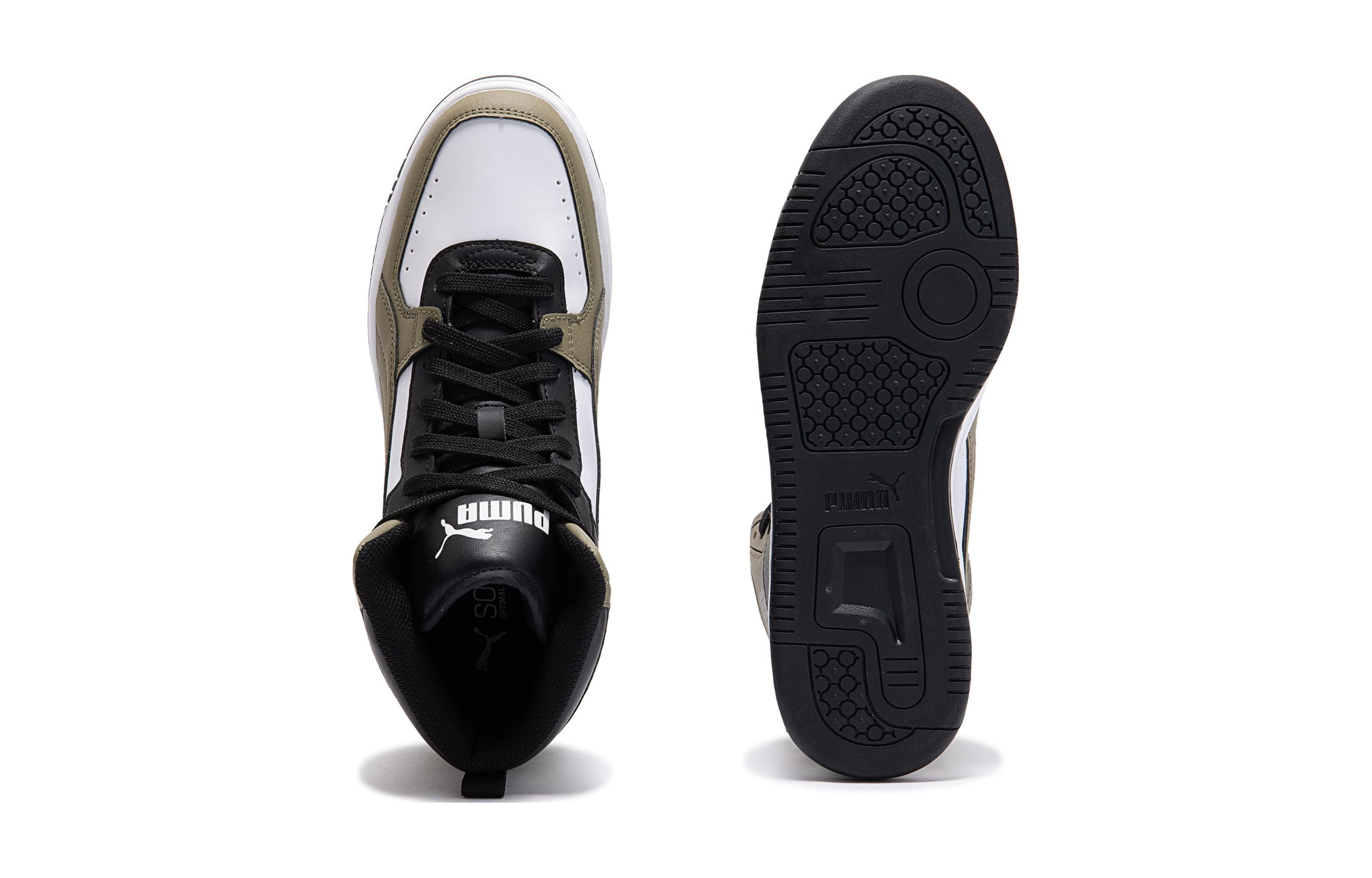 Shop Puma Rebound Joy ''Black Covert Green'' (Kinder) 374687-15