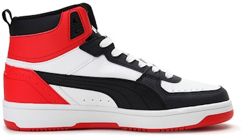 GS プーマ リバウンド ジョイ 黒白赤 (Puma Ribaundo Joi Kuro Shiro Aka) 374687-03 Order GS プーマ リバウンド ジョイ 黒白赤 (Puma Ribaundo Joi Kuro Shiro Aka) 374687-03