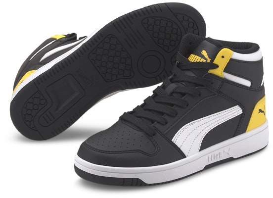 (小學)Puma Rebound LayUp 中幫「黑色蒲公英」370486-12 Lookbook (小學)Puma Rebound LayUp 中幫「黑色蒲公英」370486-12