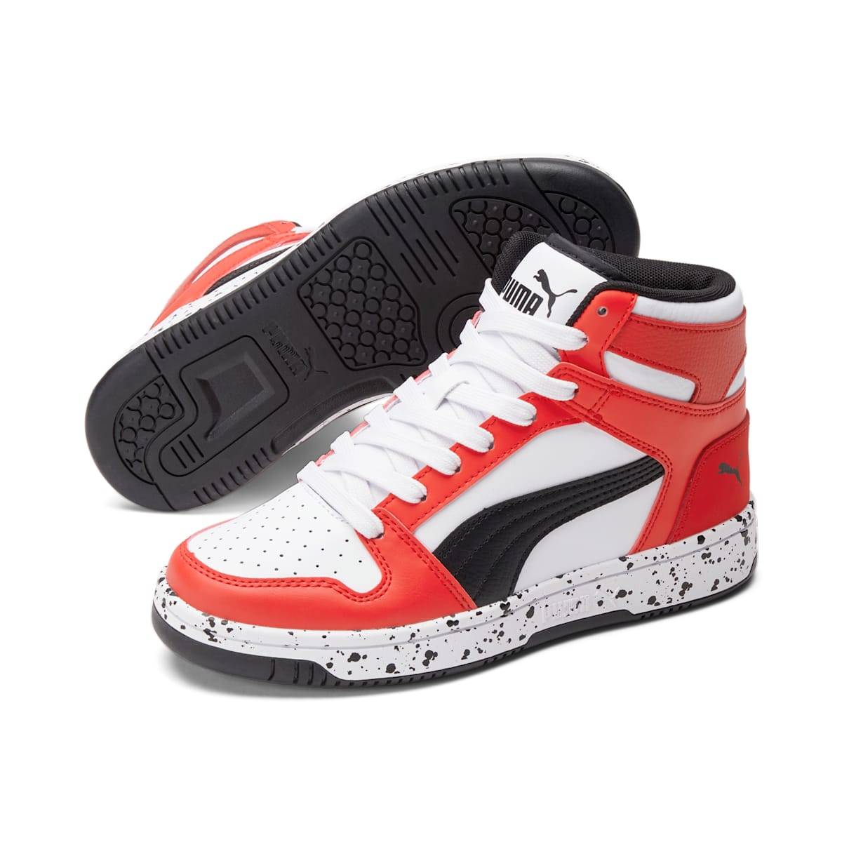 (GS) Puma Rebound LayUp Speckle 'White High Risk Red' 圖 3