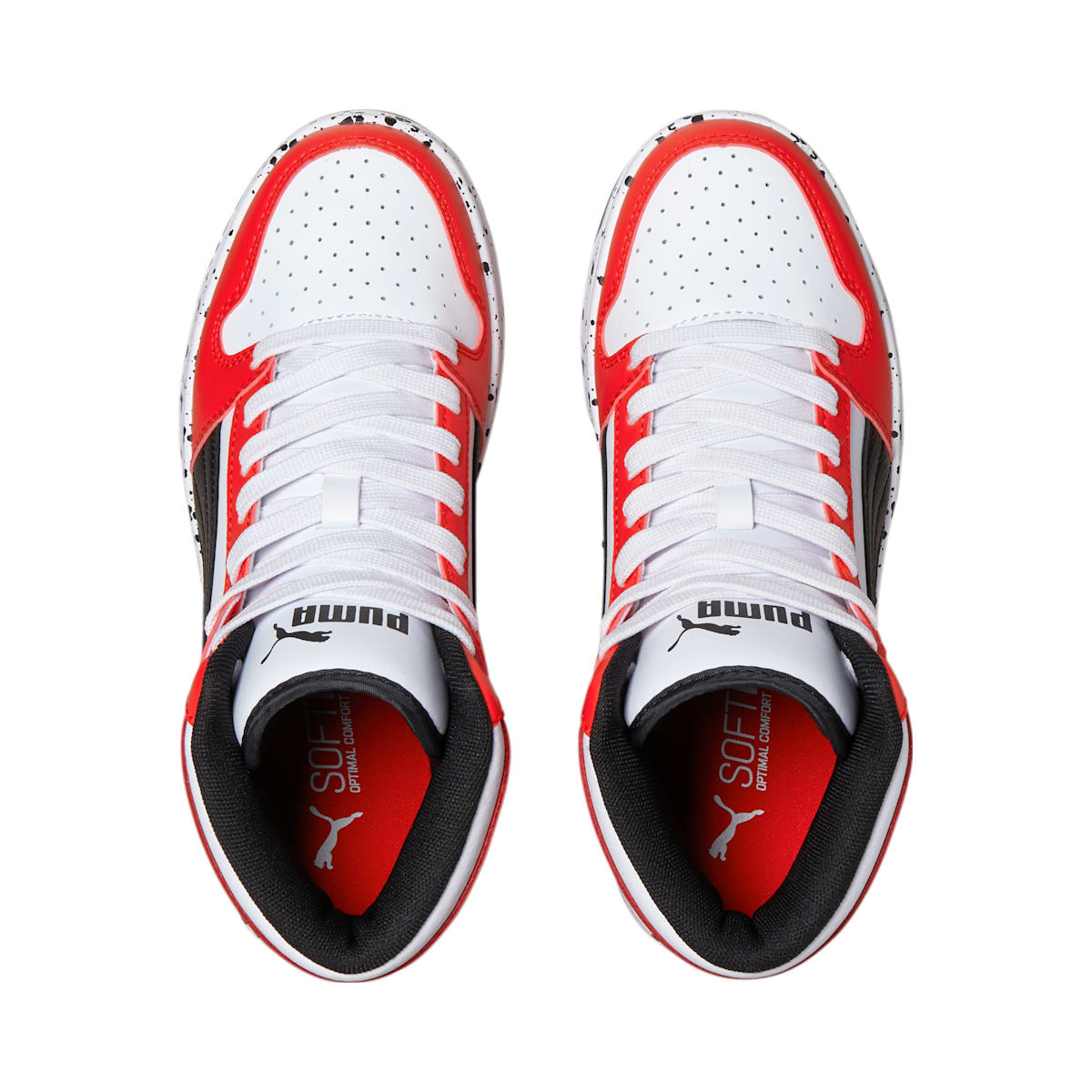 (GS) Puma Rebound LayUp Speckle 'White High Risk Red' 圖 4