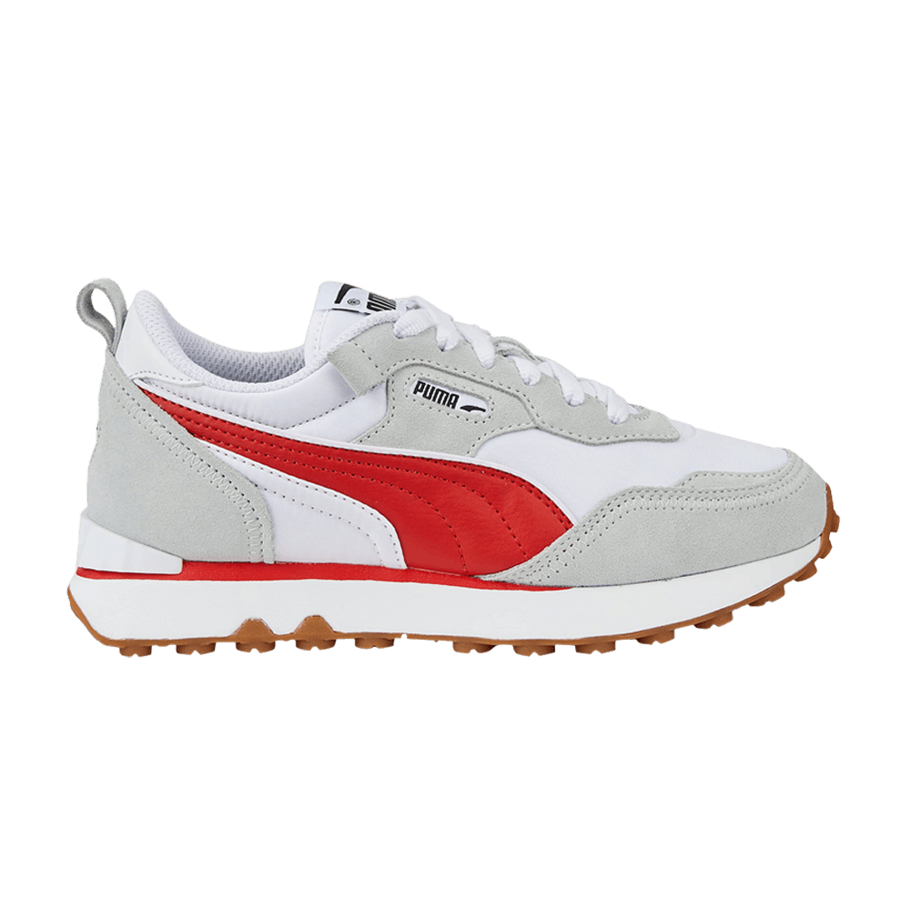 (GS) Puma Rider FV 'Essentials - Platinum Grey Red'