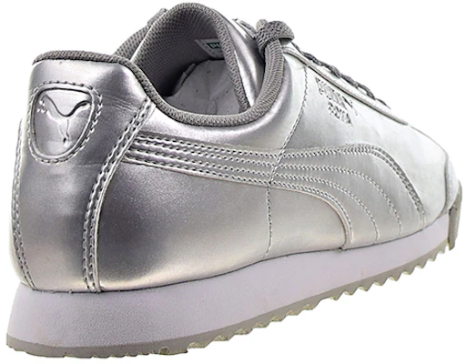 (學齡兒童)Puma Roma 'Patent Silver' 361526-02 Shop (學齡兒童)Puma Roma 'Patent Silver' 361526-02