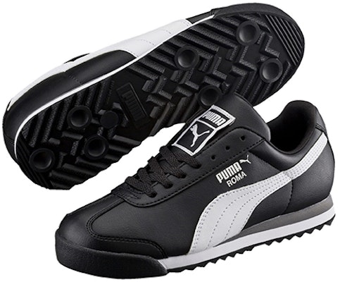 (Grade School) Puma Roma Dasar 'Hitam Putih Perak' 354259-01 Lookbook (Grade School) Puma Roma Dasar 'Hitam Putih Perak' 354259-01