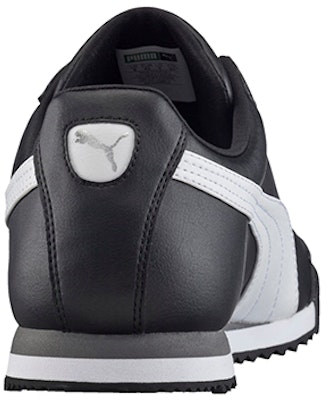 (Grade School) Puma Roma Basic 'Black White Silver' 354259-01 Shop (Grade School) Puma Roma Basic 'Black White Silver' 354259-01