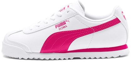 (Grade School) Puma Roma Basic 'White Fuchsia Purple' 354259-22 (Grade School) Puma Roma Basic 'White Fuchsia Purple' 354259-22