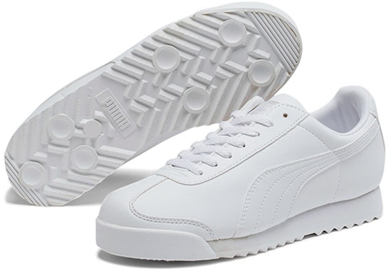 (Grade School) Puma Roma Basic 'White Light Grey' 354259-14 Purchase (Grade School) Puma Roma Basic 'White Light Grey' 354259-14