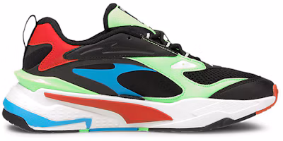 Order (Grade School) Puma RS-Fast 'Black Elektro Green' 375696-01