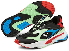 Purchase (Grade School) Puma RS-Fast 'Black Elektro Green' 375696-01