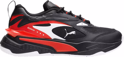 (Grade School) Puma RS-Fast 'Black High Risk Red' 383205-01 (Grade School) Puma RS-Fast 'Black High Risk Red' 383205-01