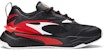 (Kanak-Kanak) Puma RS-Fast 'Hitam Merah Risiko Tinggi' 383205-01