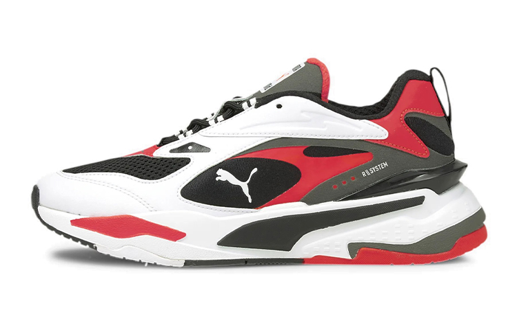 (Grade School) Puma RS-Fast 'Black Red Blast' 375696-02