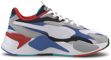 (PUMA小童款) RS-X3 '拼图 - 耀眼蓝' 运动鞋 372357-05 Order (PUMA小童款) RS-X3 '拼图 - 耀眼蓝' 运动鞋 372357-05