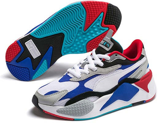 (PUMA小童款) RS-X3 '拼图 - 耀眼蓝' 运动鞋 372357-05 Purchase (PUMA小童款) RS-X3 '拼图 - 耀眼蓝' 运动鞋 372357-05