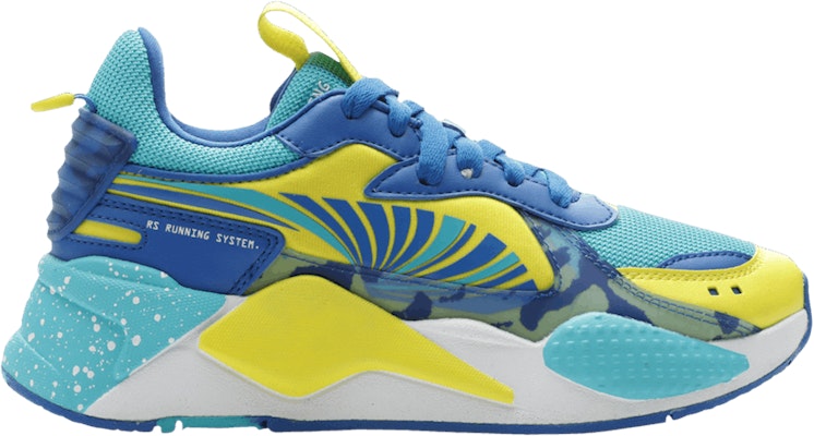 (Grade School) Puma RS-X Hard Drive 'Blue Yellow' 385214-02 Buy (Grade School) Puma RS-X Hard Drive 'Blue Yellow' 385214-02
