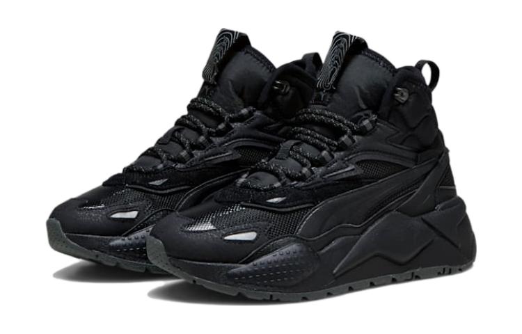 Lookbook GS プーマ RS-X ハイ ビッグキッズ "ブラックシャドウグレー" 393756-01