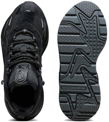 (Grado Escolar) Puma RS-X High Big Kid 'Negro Sombra Gris' 393756-01 Shop (Grado Escolar) Puma RS-X High Big Kid 'Negro Sombra Gris' 393756-01