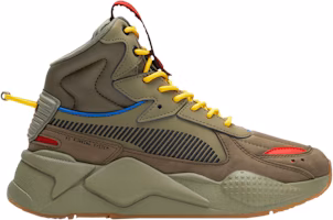 (Grade School) Puma RS-X Mid Militia 'Deep Lichen Green' 380433-01 (Grade School) Puma RS-X Mid Militia 'Deep Lichen Green' 380433-01