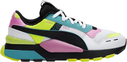 (Grade School) Puma RS 2.0 'White Black Yellow Alert' 385825-01 (Grade School) Puma RS 2.0 'White Black Yellow Alert' 385825-01