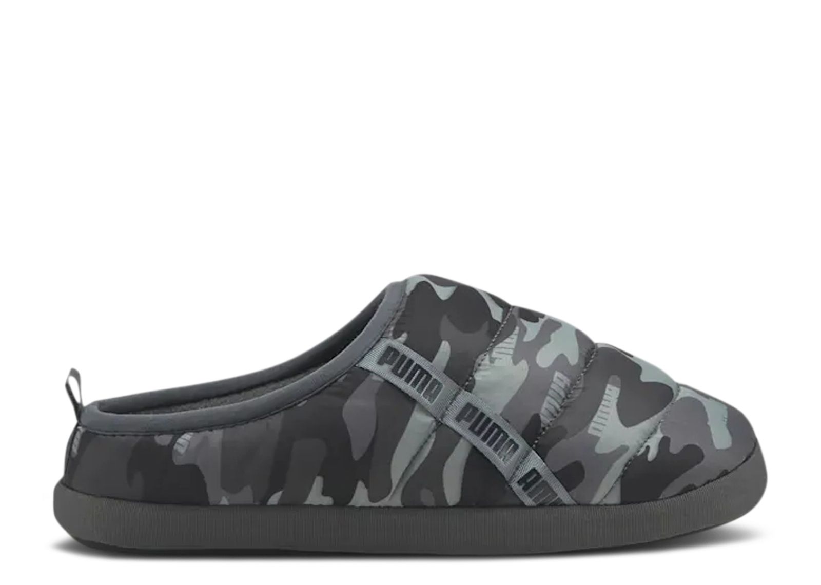 (Grade School) Puma Scuff Slippers 'Camo - Black' 385355-01