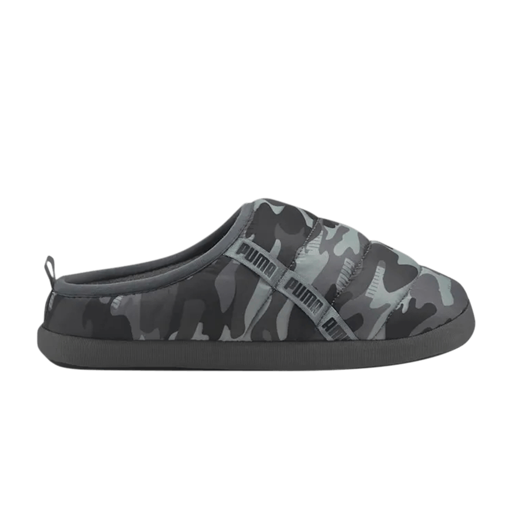 (Grade School) Puma Scuff Slippers 'Camo - Black' 385355-01