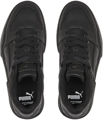 (Grade School) Puma Slipstream Leather 'Triple Black' 387826-01 Shop (Grade School) Puma Slipstream Leather 'Triple Black' 387826-01
