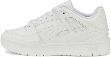 (Grade School) Puma Slipstream Leather 'Triple White' 387826-02 (Grade School) Puma Slipstream Leather 'Triple White' 387826-02